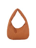 Embossed Classic Hobo Handbag
