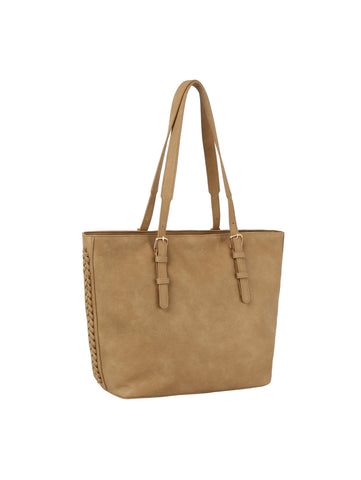 Classic Whipstitch Accented Tote