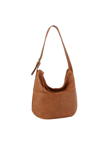 Tall Front Pocket Hobo Handbag