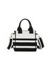 Petite Striped Tote Handbag