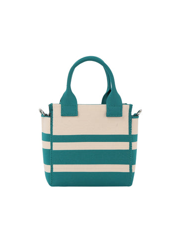 Petite Striped Tote Handbag