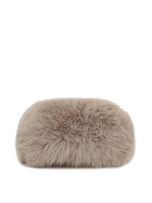 Elegant Faux Fur Clutch