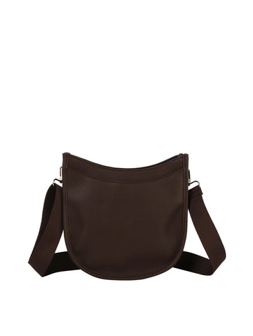 Saddle Bag Inspired Curved Crossbody