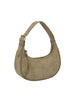 Buckle Accented Petite Hobo Handbag