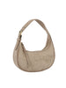 Buckle Accented Petite Hobo Handbag