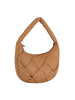 Large Woven Design Hobo Handbag