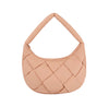 Large Woven Design Hobo Handbag