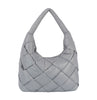 Quilted Puffer Large Hobo Handbag