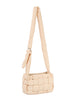 Woven Puffer Shoulder Bag