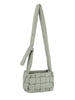 Woven Puffer Shoulder Bag