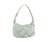 Puffy Woven Hobo Handbag
