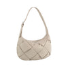 Puffy Woven Hobo Handbag