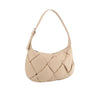 Puffy Woven Hobo Handbag