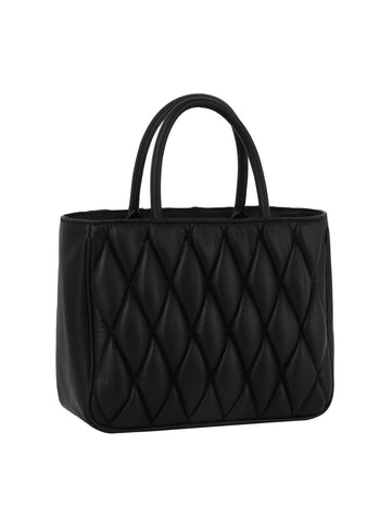 Quilted Design Hand Tote