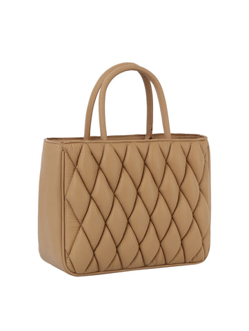 Quilted Design Hand Tote