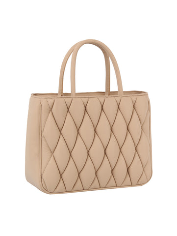 Quilted Design Hand Tote