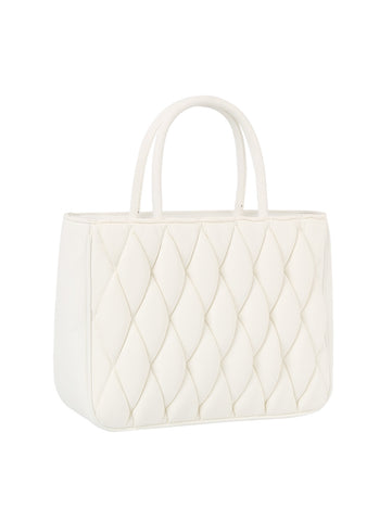 Quilted Design Hand Tote