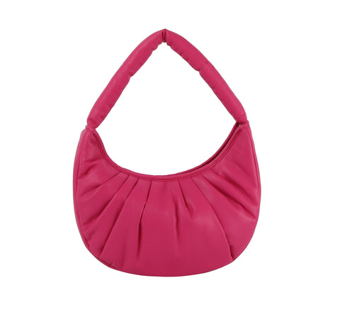 Pleated Puff Shoulder Bag