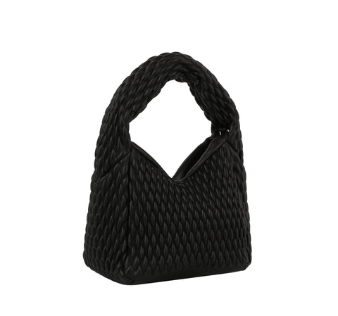 Petite Quilted Puffer Hobo Handbag