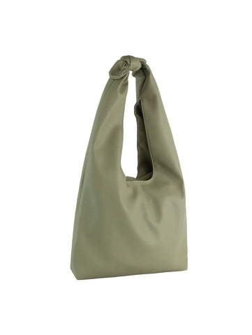 Knotted Handle Slouch Hobo