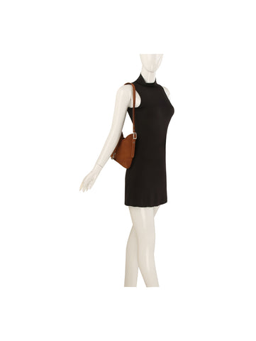 Front Strap Soft Hobo Shoulder Bag