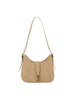 Front Strap Soft Hobo Shoulder Bag