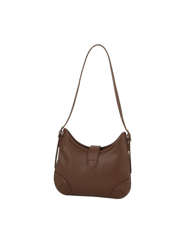 Classic Clip Front Crescent Shoulder Bag
