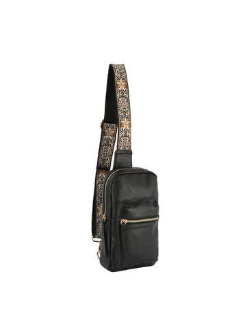 Guitar Strap Front Crossbody Bag