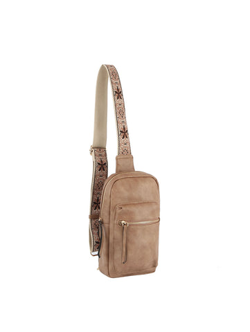 Guitar Strap Front Crossbody Bag