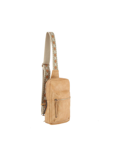 Guitar Strap Front Crossbody Bag