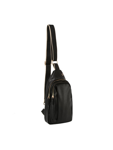 Multi Pocket Front Crossbody Sling