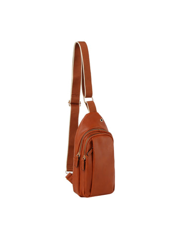 Multi Pocket Front Crossbody Sling