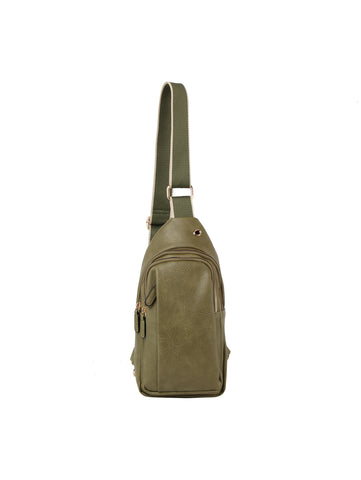 Multi Pocket Front Crossbody Sling