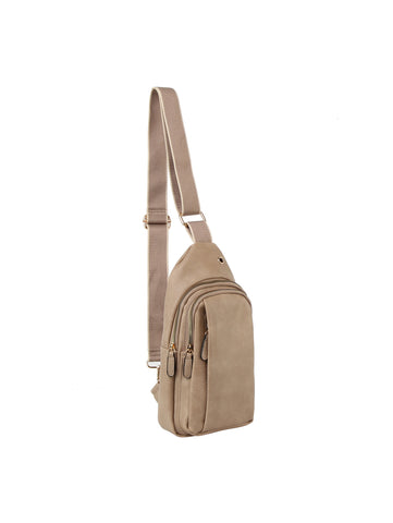 Multi Pocket Front Crossbody Sling