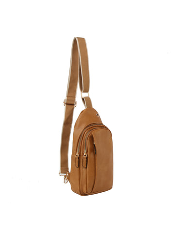 Multi Pocket Front Crossbody Sling