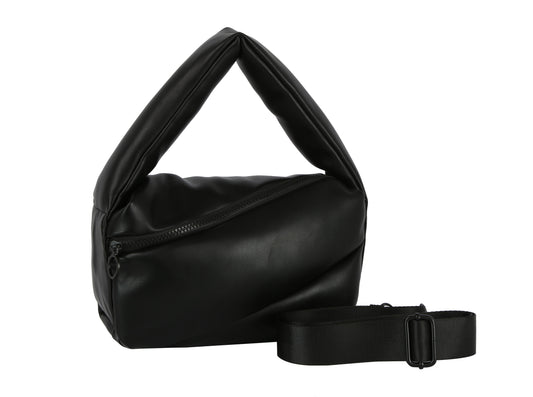 Asymetrical Zip Hobo Handbag