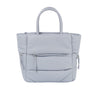 Puffer Style Multi Pocket Tote Handbag