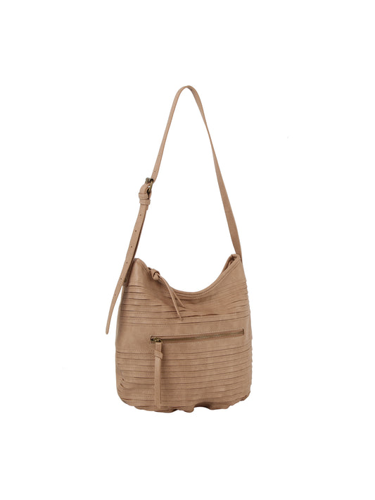 Pleated Design Classic Hobo Handbag