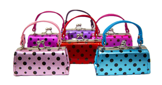 Fun Polka Dot Print Lipstick Case Assorted Set