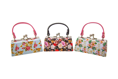 Floral Print Lipstick Case Assorted Set
