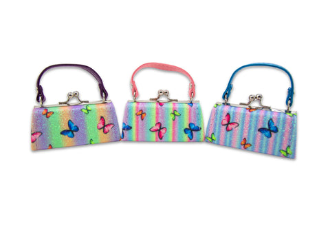 Sparkling Butterfly Print Lipstick Case Assorted Set