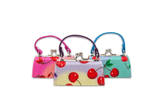 Sparkling Cherry Print Lipstick Case Assorted Set