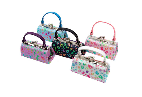 Sparkling Leopard Design Lipstick Case Assorted Set