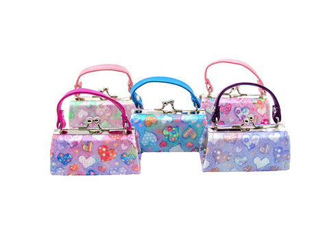 Colorful Sparkling Hearts Lipstick Case Assorted Set
