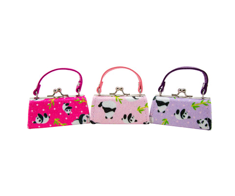 Glittery Panda Design Lipstick Case Assorted Set