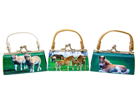 Horse Design Lipstick Case Assorted Set