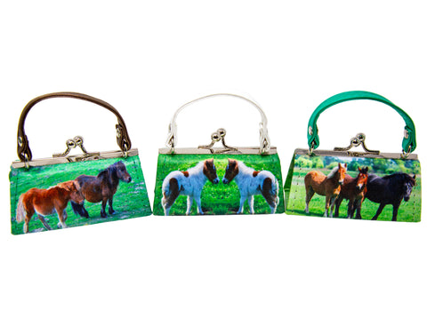 Horse Design Lipstick Case Assorted Set