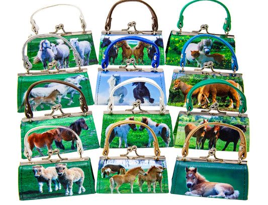 Horse Design Lipstick Case Assorted Set