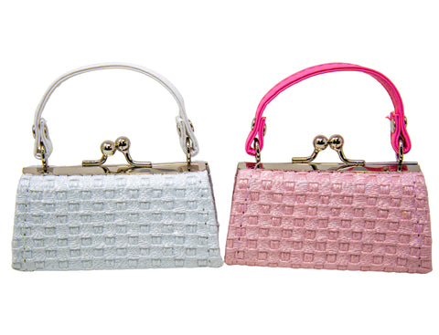 Embossed Woven Design Lipstick Case Assorted Set