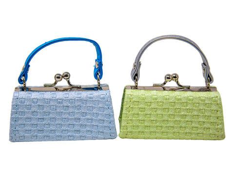 Embossed Woven Design Lipstick Case Assorted Set